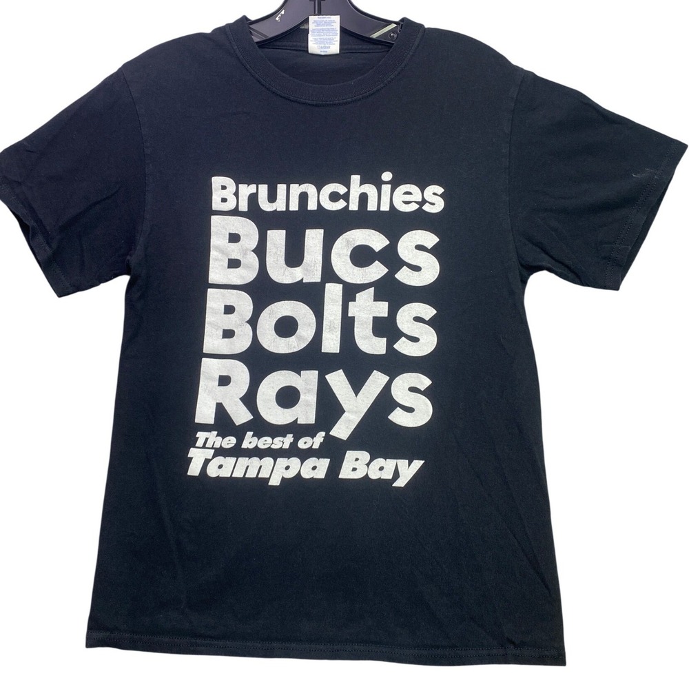 Tampa Bay Shirt Mens Small Black Bucs Bolts Rays Brunchies Everyday Streetwear